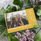 Niets Fancy gewoon liefde retro kleur Save The Date