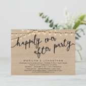 Niets Fancy, gewoon liefde, rustiek huwelijksdiner Kaart (Staand voorkant)