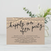 Niets Fancy, gewoon liefde, rustiek huwelijksdiner Kaart (Staand voorkant)