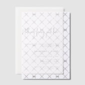 Niets Fancy, gewoon liefde voor eenvoudige service Vellum Uitnodigingen (Offset (Uitnodiging))