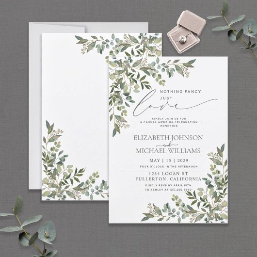 Niets Fancy gewoon liefde voor Eucalyptus Casual h Kaart