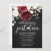 Niets Fancy gewoon liefde voor trouwe weddenschapp Save The Date (Voorkant)