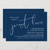 Niets Fancy, gewoon liefde, weddenschap  Kaart (Voorkant / Achterkant)