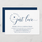 Niets Fancy, gewoon liefde, weddenschappen eten et Kaart (Voorkant / Achterkant)