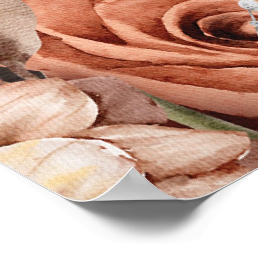 Niets Fancy Gewoon Liefde Welkomstbord Poster (Hoek)