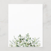 Niets Fancy gewoon liefdesbudget huwelijksuitnodig (Achterkant)