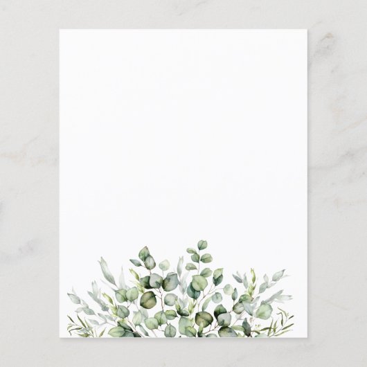 Niets Fancy gewoon liefdesbudget huwelijksuitnodig (Achterkant)