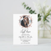 Niets Fancy gewoon liefdesbudget huwelijksuitnodig (Staand voorkant)