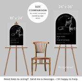 Niets Fancy gewoon Love Black Weduwen Welkom Acryl Bord