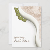 Niets Fancy gewoon Love Bohemian Casual Weddenscha Kaart (Voorkant)