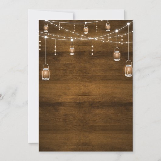 Niets Fancy gewoon Love Elopement Wedding Invite (Achterkant)