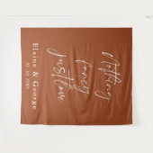 Niets Fancy gewoon Love Weddenschap Foto Backdrop Wandkleed (Voorkant (horizontaal))