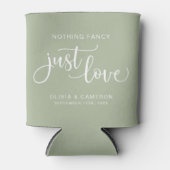 Niets Fancy gewoon Love Wedding Favor Koelbox Blikjeskoeler (Voorkant)