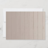 Niets Fancy gewoon Love Wedding White Floral Kaart (Achterkant)