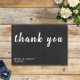 Niets Fancy, gewoon van eenvoudige Casual schitter Bedankkaart