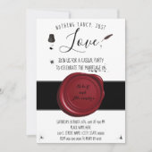 Niets Fancy gewoon van Elopement Pen en Inkwell Kaart (Voorkant)