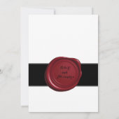 Niets Fancy gewoon van Elopement Pen en Inkwell Kaart (Achterkant)