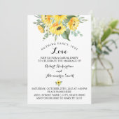 Niets Fancy gewoon van Elopement Sunflower Kaart (Staand voorkant)