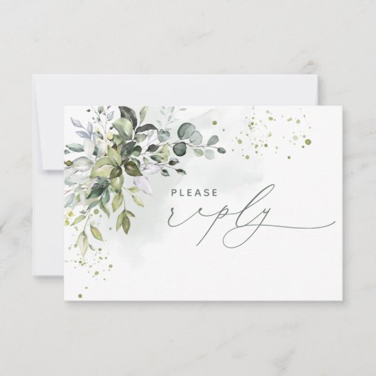 Niets Fancy gewoon van Eucalyptus Green RSVP (Voorkant)