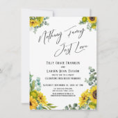 Niets Fancy, gewoon van Eucalyptus Sunflower houde Kaart (Voorkant)