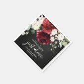 Niets Fancy gewoon van Rustic Chalk Burgundy Servet (Hoek)