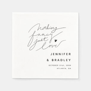 Niets Fancy gewoon van White Dinner Servet