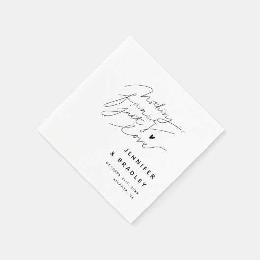 Niets Fancy gewoon van White Dinner Servet (Hoek)