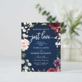 Niets Fancy goedkope huwelijksuitnodigingen (Staand voorkant)