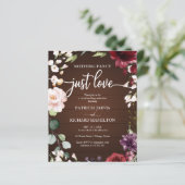 Niets Fancy goedkope huwelijksuitnodigingen (Staand voorkant)