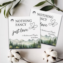 Niets Fancy, hou gewoon van een elegante bruiloft