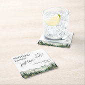 Niets Fancy, hou gewoon van een elegante bruiloft Kartonnen Onderzetters (Insitu)