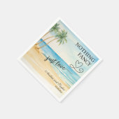 Niets Fancy, hou gewoon van een elegante bruiloft Servet (Hoek)