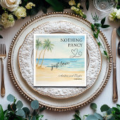 Niets Fancy, hou gewoon van een elegante bruiloft Servet