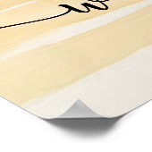 Niets Fancy, hou gewoon van elegante bruiloft welk Poster (Hoek)