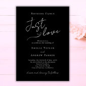 Niets Fancy, hou gewoon van elegante QR-code bruil Kaart