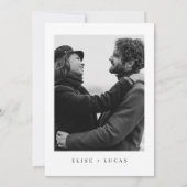 Niets Fancy, hou gewoon van minimalistische fotobr Kaart (Achterkant)