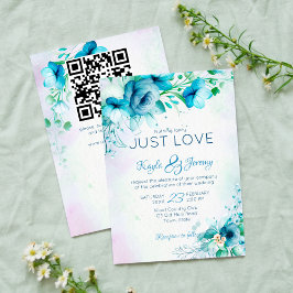 Niets fancy houdt gewoon van blauwe blauwgroen blo kaart