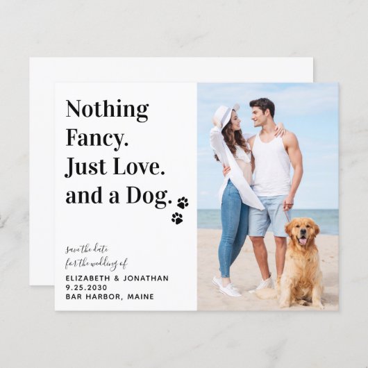 Niets Fancy houdt gewoon van doen sparen de datumb (Voorkant / Achterkant)