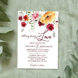 Niets fancy houdt gewoon van woeste bloemen. kaart