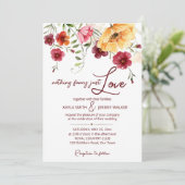 Niets fancy houdt gewoon van woeste bloemen. kaart (Staand voorkant)