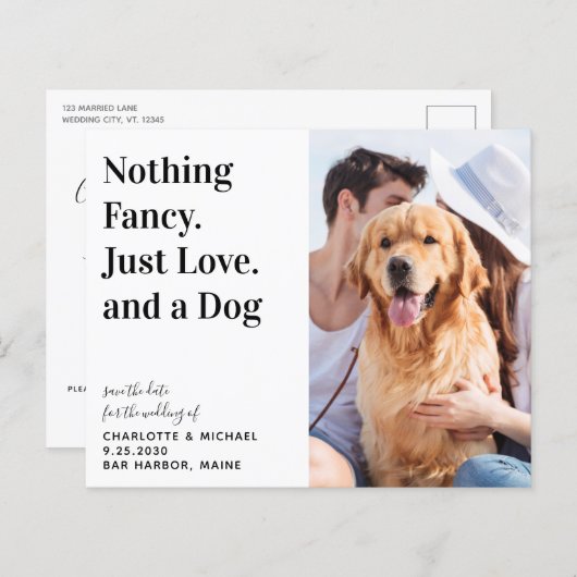 Niets Fancy houdt van doen sparen het Date Briefka (Voorkant / Achterkant)