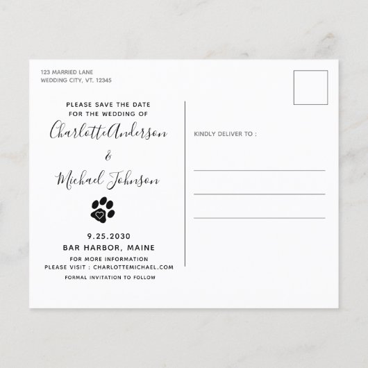 Niets Fancy houdt van doen sparen het Date Briefka (Achterkant)