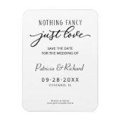 Niets Fancy houdt van sparen de Datum niet Foto Magneet (Verticaal)