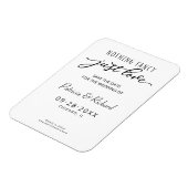 Niets Fancy houdt van sparen de Datum niet Foto Magneet (Linkerzijde)