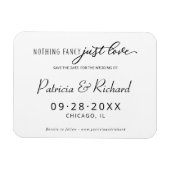 Niets Fancy houdt van sparen de Datum niet Foto Magneet (Horizontaal)