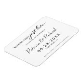 Niets Fancy houdt van sparen de Datum niet Foto Magneet (Linkerzijde)