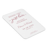 Niets Fancy houdt van sparen de Datum niet Foto Magneet (Rechterzijde)