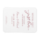 Niets Fancy houdt van sparen de Datum niet Foto Magneet (Horizontaal)