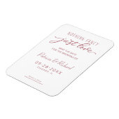 Niets Fancy houdt van sparen de Datum niet Foto Magneet (Linkerzijde)