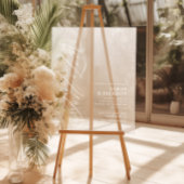 Niets Fancy is gewoon liefde moderne bruiloft welk Acryl Bord